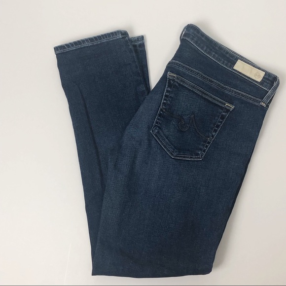 Ag Adriano Goldschmied Denim - Ag The Stilt Crop | Cigarette Crop | Dark wash